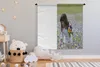 MuchoWow® Wandteppich Wandbehang Mädchen - Blumen - Wiese Produktbild-Vorschau 3