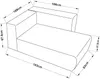 Sofa-Modul ‘Suldal’ Longchair mit Armlehne 153 x 109 x 68 Produktbild-Vorschau 2