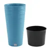 A blue planter and a black insert are shown against a white background. Anteprima dell’immagine prodotto