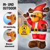 MONZANA® Aufblasbares Rentier 135cm LED Beleuchtet Produktbild-Vorschau 4