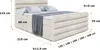 ALTDECOR Boxspringbett mit Fußteil, 2 Matratzen und Topper Produktbild-Vorschau 6