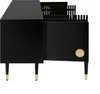 Merax TV skříňka 170×36×54 cm, TV nábytek s mřížkovou Náhled obrázku produktu 8