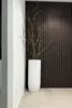 VIVANNO Bodenvase Fiberglas SOLERIO Rund, Weiß matt - 33x80 Produktbild-Vorschau 4