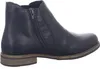 A side view of a black leather ankle boot. Anteprima dell’immagine prodotto