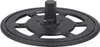 A black circular accessory with a hexagonal shaft in the center, likely for a cleaning robot. Produktbild-Vorschau