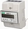 A white three-phase energy meter with a digital display. Produktbild-Vorschau