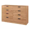 A dresser with eight drawers, shown from the front. Produktbild-Vorschau