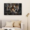 Wanddeko 60x40 cm - Tiere - Tiger - Porträt - Luxus - Produktbild-Vorschau 6