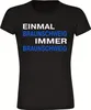 multifanshop Damen T-Shirt - Braunschweig - Einmal Immer, Produktbild-Vorschau 1