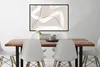 MuchoWow® Gerahmtes Poster Linie - Abstrakt - Design 90x60 Produktbild-Vorschau 2