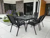Ekspand | Stół ogrodowy – 120 x 70 cm – stabilny – czarny – Podgląd zdjęcia produktu 11