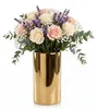 Keramická váza, zlatá, okrúhla, výška 20 cm, priemer 10 cm, Náhľad obrázku produktu 7