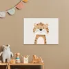 Leinwand Bilder 40x30 cm - Kinder Beige - Tiger, Bilder Produktbild-Vorschau 2