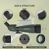Svbony SV28 25-75x100mm pozorovací ďalekohľad, veľké zorné Náhľad obrázku produktu 9