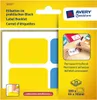 Etikety v bloku 45x30mm farebné permanentné 100x kusov Náhľad obrázku produktu 1