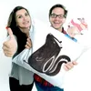 Mr. & Mrs. Panda Dekokissen Stinktier Sitzen - Weiß - Produktbild-Vorschau 5