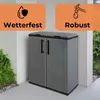 2-Fach Mülltrennsystem Garten Schrank Müllbox Trennsystem Produktbild-Vorschau 6