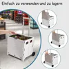 Faltbarer Warenkorb, Transportwagen, überdachter Warenkorb Produktbild-Vorschau 4