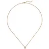 JOBO Collier Kette mit Anhänger 585 Gold Rotgold 1 Diamant Produktbild-Vorschau 2