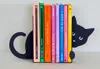 Bookend Hidden Cat noir métal - soutient vos livres avec Voir les images du produit 2