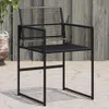 VidaXL 4008578, Taras, Technorattan, Stal, Czarny, 110 kg, Podgląd zdjęcia produktu 2