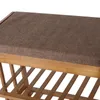 Schuhbank gepolstert 50cm Sitzbank mit Stauraum 2 Ebenen Produktbild-Vorschau 6