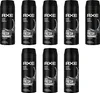 Axe Bodyspray Black Deo Deodorant ohne Aluminium 8x 150ml Produktbild-Vorschau 1