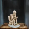 OOTB Skelett auf Toilette  ca. 13 x 10 cm Produktbild-Vorschau 6