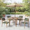 home24 Sonnenschirm - Grau Produktbild-Vorschau 3