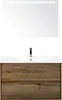 Sanox Badmöbel-Set Porto BxHxT 91 x 170 x 51 cm Frontfarbe Produktbild-Vorschau 1