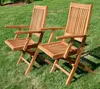 ALEOS. 2x echt Teak Holz Klappsessel Gartensessel Produktbild-Vorschau 6