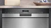 Siemens iQ500, Unterbau-Geschirrspüler, 60 cm, Gebürsteter Stahl SN45ZS07CE Bedienelemente Frontansicht geschlossen Produktbild-Vorschau