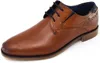 A single brown leather shoe is shown against a white background. Produktbild-Vorschau