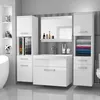 Set di mobili da bagno BELINI PRI P6, 120 cm, bianco lucido Anteprima dell’immagine prodotto 2