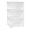 vidaXL Étagère d'appoint blanc 35x35x55 cm Bois composite Voir les images du produit 10