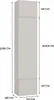 Flurschrank 50 cm OPELIKA - Kaschmir Produktbild-Vorschau 6
