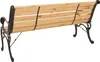 Gartenbank HWC-O25, Sitzbank Parkbank Holzbank 3-Sitzer, Produktbild-Vorschau 12