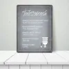 Metallschild XL mit Spruch: Toilettenregeln Schild Produktbild-Vorschau 3