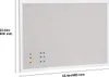 SucceBuy 36 "x24" bacheca in sughero bianco con superficie Anteprima dell’immagine prodotto 8