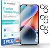 3x Schutzglas Panzerfolie Klar für iPhone 14 Anbringhilfe + Produktbild-Vorschau 1