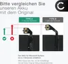 CELLONIC 1x Akku für Notebook Kompatibel mit Microsoft Produktbild-Vorschau 5