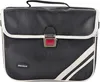 Haberland Einzeltasche Kunstleder 10l Retro schwarz/weiß - Produktbild-Vorschau 3
