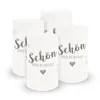 itenga 6x Windlicht + 40x Servietten - Schön dass du da Produktbild-Vorschau 5