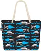VOID Fische Meer Muster Blau Strandtasche Shopper Produktbild-Vorschau 1