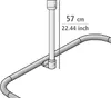 WENKO Decken Stütze für Teleskop Stangen 57 cm Dusche Produktbild-Vorschau 7