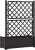 vidaXL Sadzarka z kratką 100x43x142 cm PP antracytowa Podgląd zdjęcia produktu 6