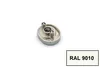 Schüco RC-Befestigungsrosette abschließbar, RAL 9010 Produktbild-Vorschau 3