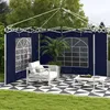 Outsunny, 2 zijpanelen voor een paviljoen van 3x3/3x6 Productafbeelding-voorbeeld 2