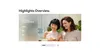 Two women are smiling and looking at a phone mounted on a stand, with text overlays highlighting product features. Anteprima dell’immagine prodotto