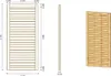 Pergola de jardin 4.04x4.04m avec panneaux - traité - Voir les images du produit 5